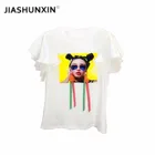 lady custom ribbon cotton top and t shirt women