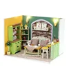 wholesale DIY handmade new design miniature doll house furniture your dream room toy doll house model light happy wooden toy