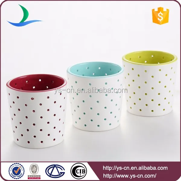 Different Houses White Ceramic Candle Holders Wholesale Buy White