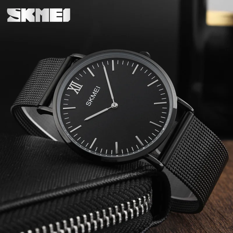 Stainless steel custom gold wrist watch japan movement