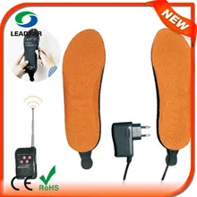 Rechargeable battery heated insoles with remote control ,insole for winter