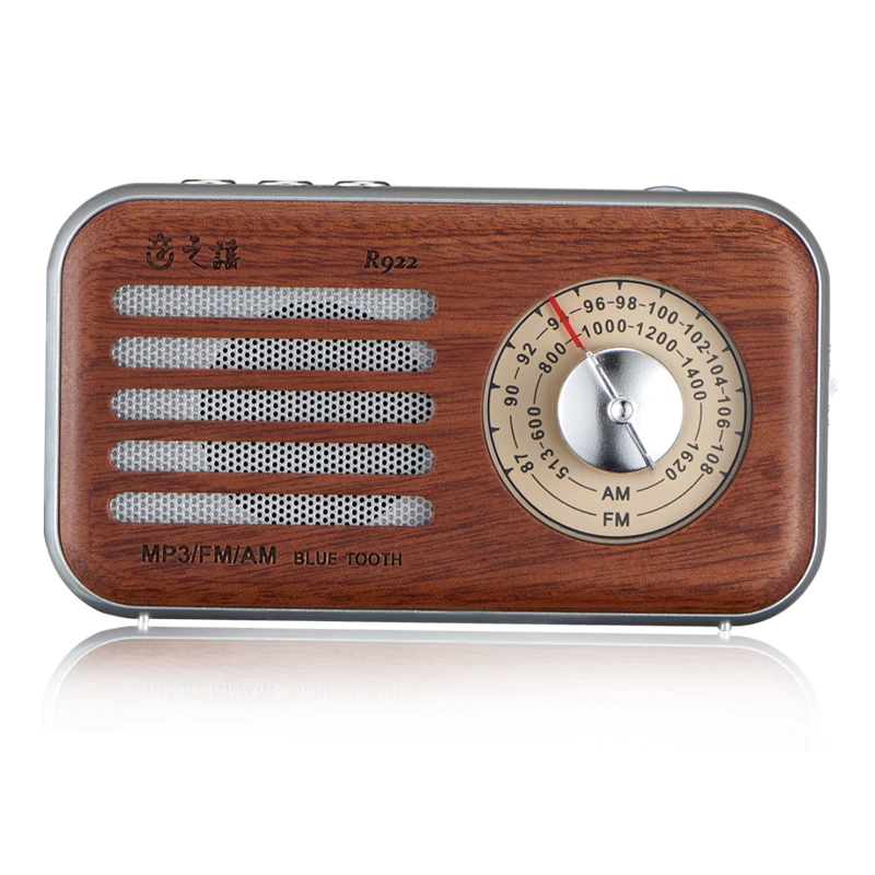 OEM wooden mini vintage wireless fm radio receiver remote control - ANKUX.COM