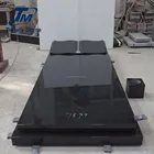 Funeral Black Granite Stone Grave Monument Slab In Bible Headstone