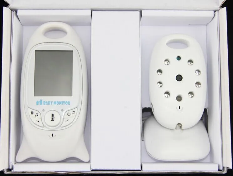 Infrared Night Vision Two Way Talk Back Wireless Temperature Monitoring Video Baby Monitor With  Lullabies