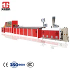 Double screw extruder plastic extrusion production line pvc wall panel making machine