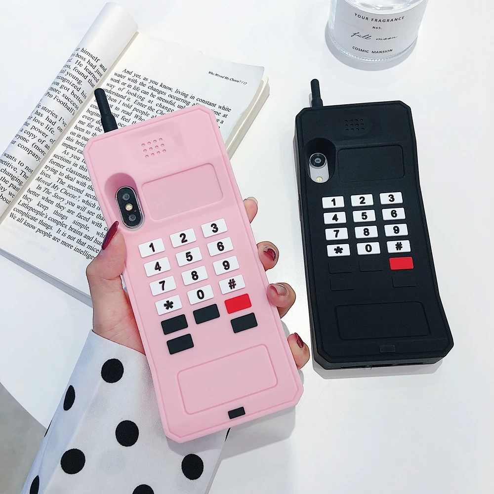 Hot Sale Retro Telephone 3D for iPhone Case X Max Xr 7 8 Plus 6s Waterproof Shock Proof Cellphone Accessories Cover for i Phone
Hot Sale Retro Telephone 3D for iPhone Case X Max Xr 7 8 Plus 6s Waterproof Shock Proof Cellphone Accessories Cover for i Phone