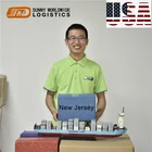 Shanghai Ningbo Shenzhen International LCL Rates Sea Shipping to New Jersey USA from China