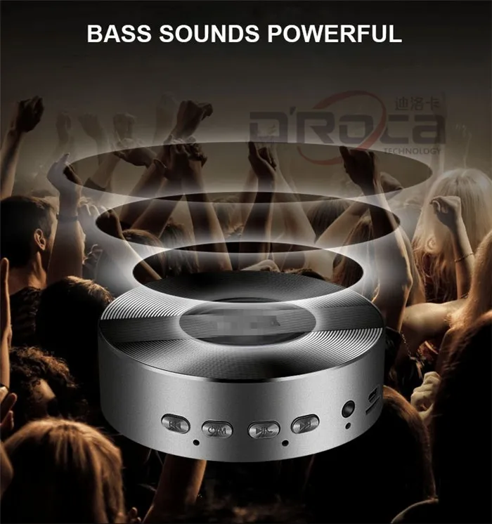 To US, Logo printing cheap custom branded blue tooth speaker,wireless speaker hands free - ANKUX.COM