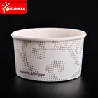 3oz disposable paper gelato cup ice cream