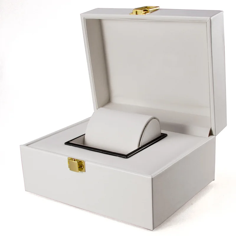 watch box gift box clamshell watch packaging flannelette jewelry