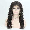Best selling Full Lace Front Wig Silk Top With Bangs For Black