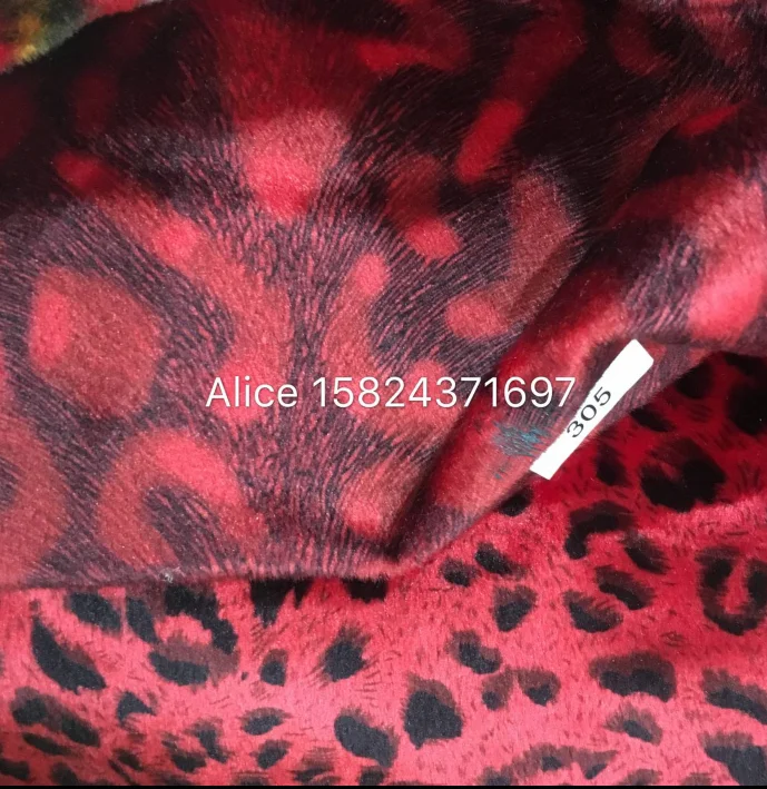 best selling shining short push velvet with classic printing for sofa