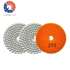 Natural Stone On Flat Surface Hot Selling Granit Polish Pads 125 Mm High Quality Durable Concrete Polishing Pad Rf80