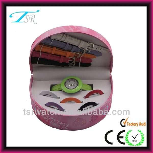 xmas gift set boxes interchangeable multi strap watches for