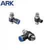 Beautiful Shape Small Size Plastic Fitting Hose Pipe Fitting Speed Controller Metal Pneumatic Air Tube Fitting