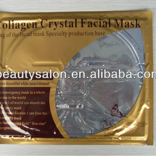 gold foil antiaging collagen crystal facial mask zy-fm008