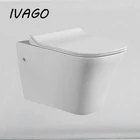 IVAGO Brand China Manufacturer Sanitary Bathroom two piece wall hung Toilet