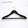 High Quality Logo Printed Hotel Supplies Wooden Clothes Hanger For Hotel