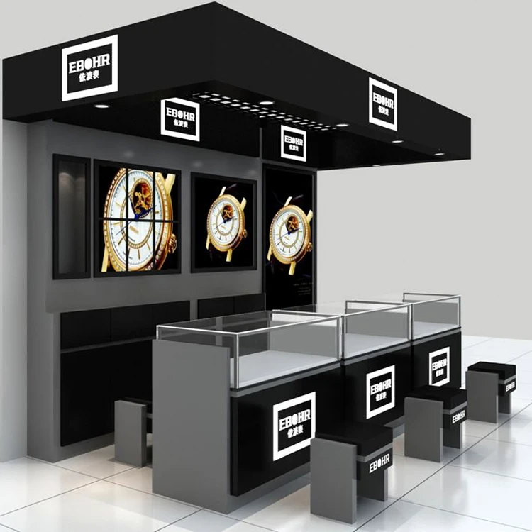Luxury customized watch showcase displays and watch display cabinet