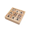 custom design mini wooden board game tic tac toe game pieces with high quality