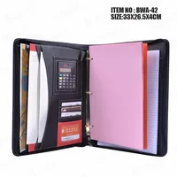 Office School Supplies Executive Zippered Document
