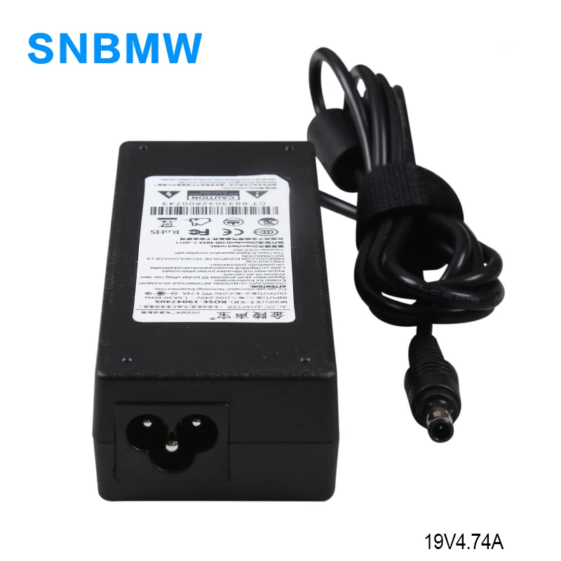 19V 4.74A 5.5 * 3.0mm 90W Laptop AC Adapter Fit For Samsung R410 R429 R439 R453 R428