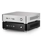 Micro linux android core i5 6200u thin clients barebone dual lan fanless low cost mini computer desktop pc