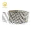 Professional manufacturer SS304 15 Degree wood pallet Wire Collated Coil Nail