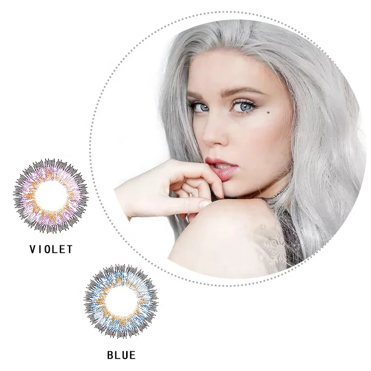 Realcon Wholesale soft contact lens comfort cosmetic popular color contact lenses, 5 colors
Realcon Wholesale soft contact lens comfort cosmetic popular color contact lenses, 5 colors
