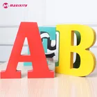 2017 New products letters table high quality wooden large alphabet letter