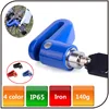The Factory Wholesale Colorful Bike Rotor Lock Scooter Bicycle Motorcycle anti-theft Brake Bike Disk Lock