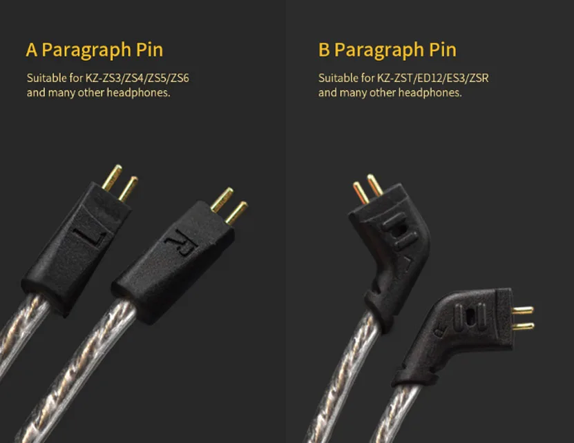 Newest Amazon Hot Selling KZ ZS3/ZS5/ZS6 Copper Upgrade Wired Noise Isolating Cable - ANKUX.COM