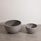 Succulent Cement Pot Indoor Best Price Small Round Indoor Plant Pots Cements Succulent Pots Wholesale