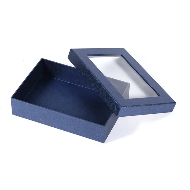 custom premium doll gift packaging box with window