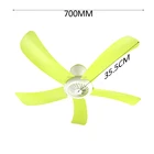 New Design FC01-D905 700mm ABS 5baldes 220V AC ceiling fan