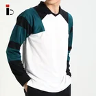 Cut and sew apparel china product long sleeve mens polo shirt