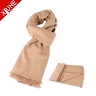New style fashion yarn dye plain long viscose scarf, tassels scarf