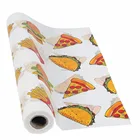 Durable dinning mat Printed PE Plastic table cloth/cover on roll