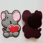 mouse shape design 3d rubber refrigerator magnet souvenir