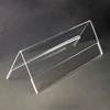 Clear Acrylic Table Top 2-Side Name Holder Display Rack Stands