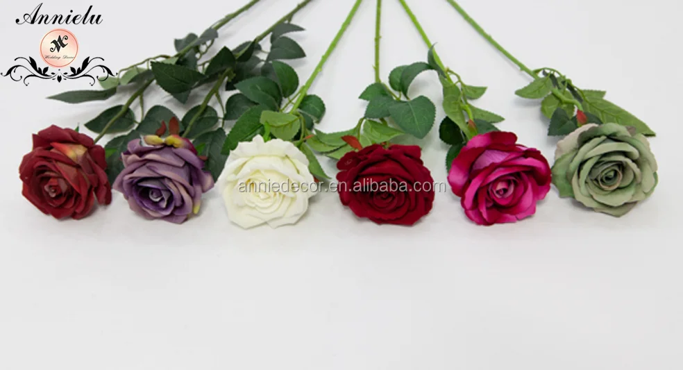 Fashion Party Festival Home Decor Multiple Colors Artificial Rose Flower Flowers For Decoration Wedding Artificial