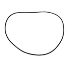 Factory price black colored large size NBR EPDM FFKM rubber o ring