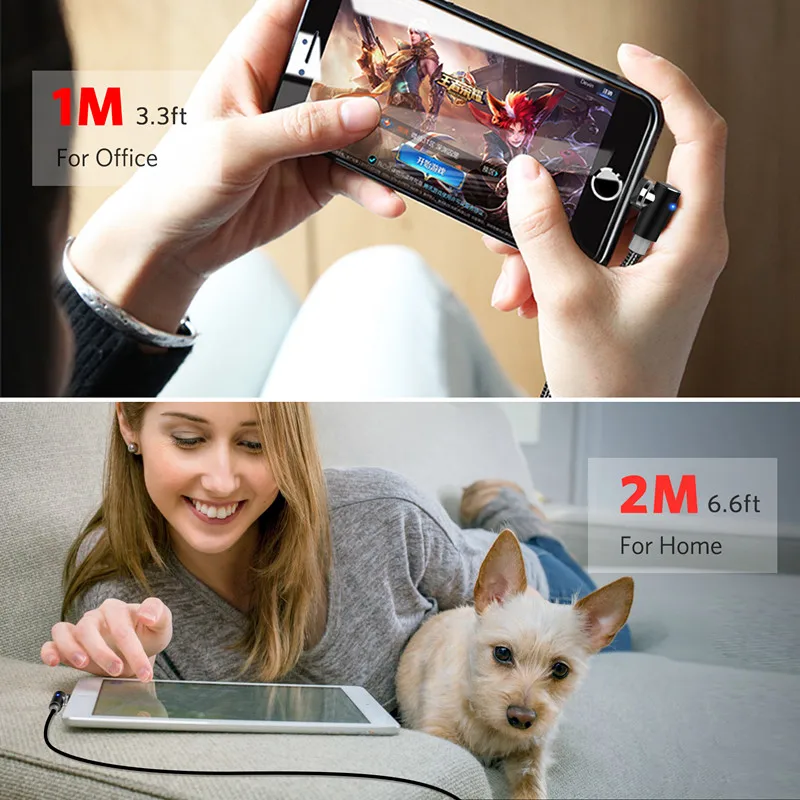 wholesale new product ideas 2019 3 in 1 Fast Magnetic Cable Micro USB Type C Charger Charging For iPhone - ANKUX.COM