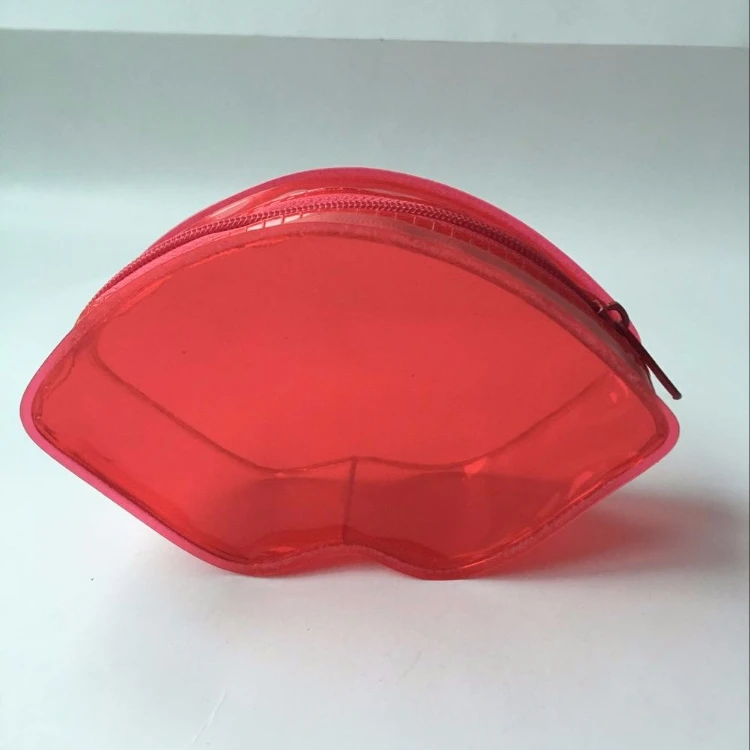 Fashion Pvc Custom Design Lip Shaped Eva Travel Makeup Bag Buy Eva