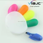Kids favourite palm highlighters with 5 colors LOGO available