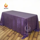 Wedding Dining Glitter Tablecloth Rectangle Sequin Table Cover 120cm*180cm