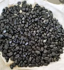 Stone Polished Stone Natural Black Color Machine Made Polished Pebble Stone For Sale PB003