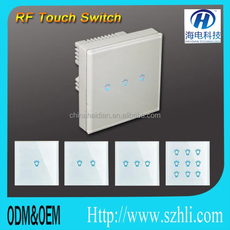 Smartphone Light Switch 2018 new smart home automation system rf315/433mhz wall switch Smartphone Light Switch 2018 new smart home automation system rf315/433mhz wall switch