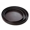 Wood Design Round Melamine Serving Tray