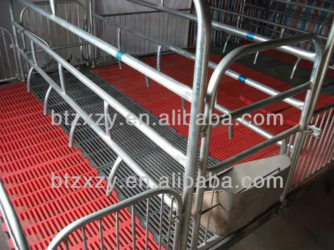 Fundición de hierro de cerdo piso listón en granja de cría de cerdos